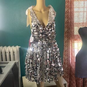 Brand new with tags! Size small sequined mini dress concert Eras tour disco